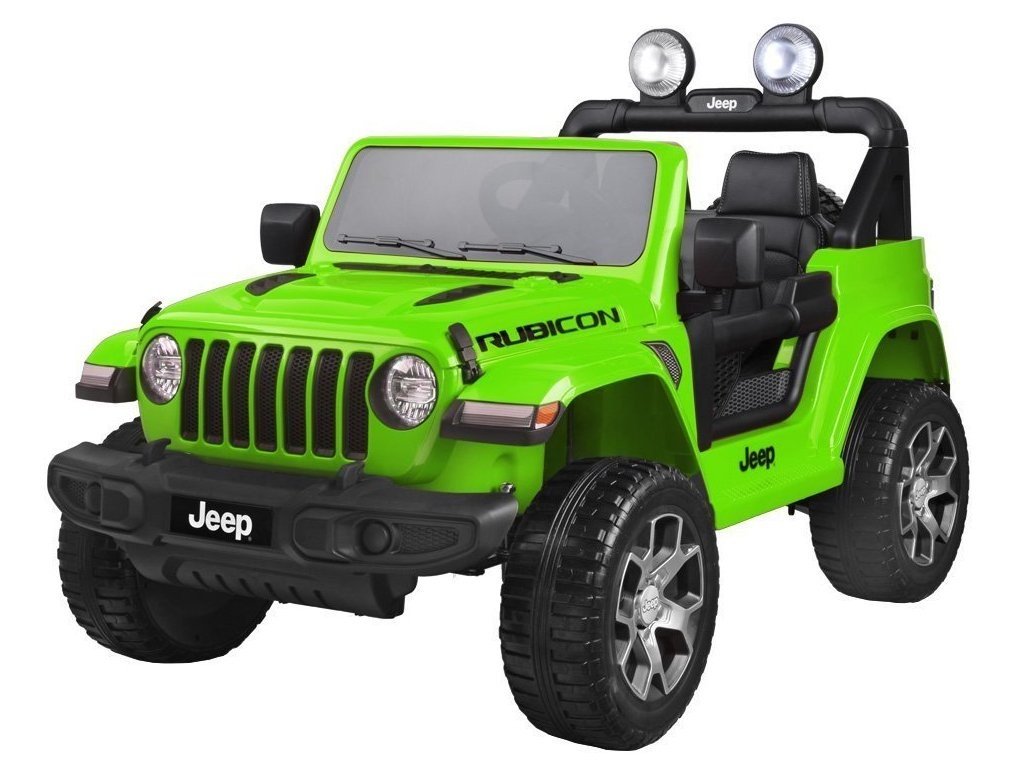 mamido Dětské elektrické autíčko Jeep Wrangler Rubicon 4x4 zelená