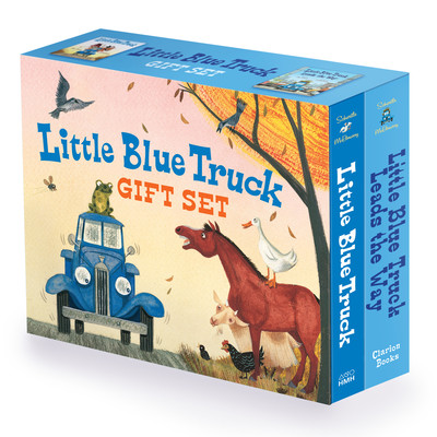Little Blue Truck 2-Book Gift Set: Little Blue Truck Board Book, Little Blue Truck Leads the Way Board Book (Schertle Alice)(Paperback)
