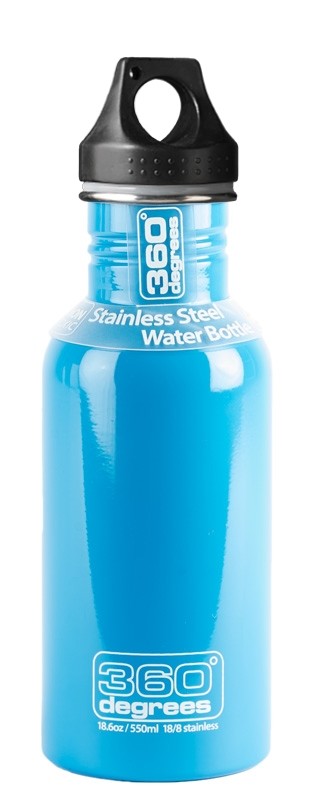 láhev 360° Degrees Stainless Drink Kids Bottle 350 ml with Kids Flip Cap, Sky Blue velikost: OS (UNI)