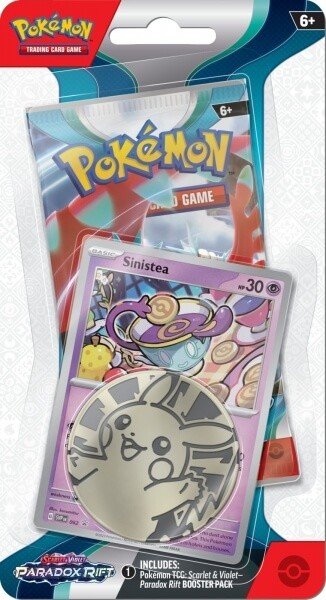 Pokémon Paradox Rift Check Lane Blister - Sinistea