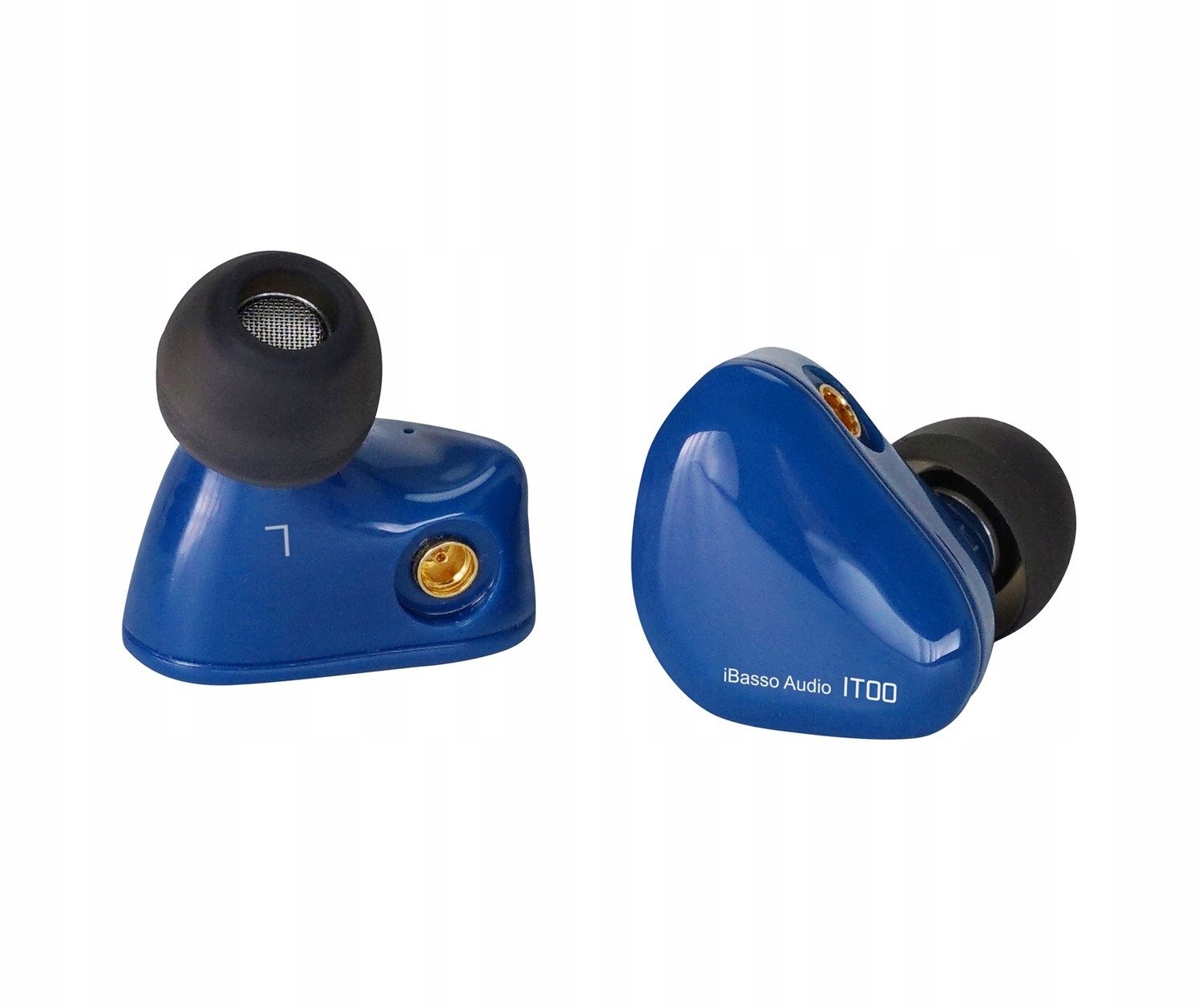 Sluchátka iBasso IT00 Grafenový měnič 10mm MMCX Barva: Modrá