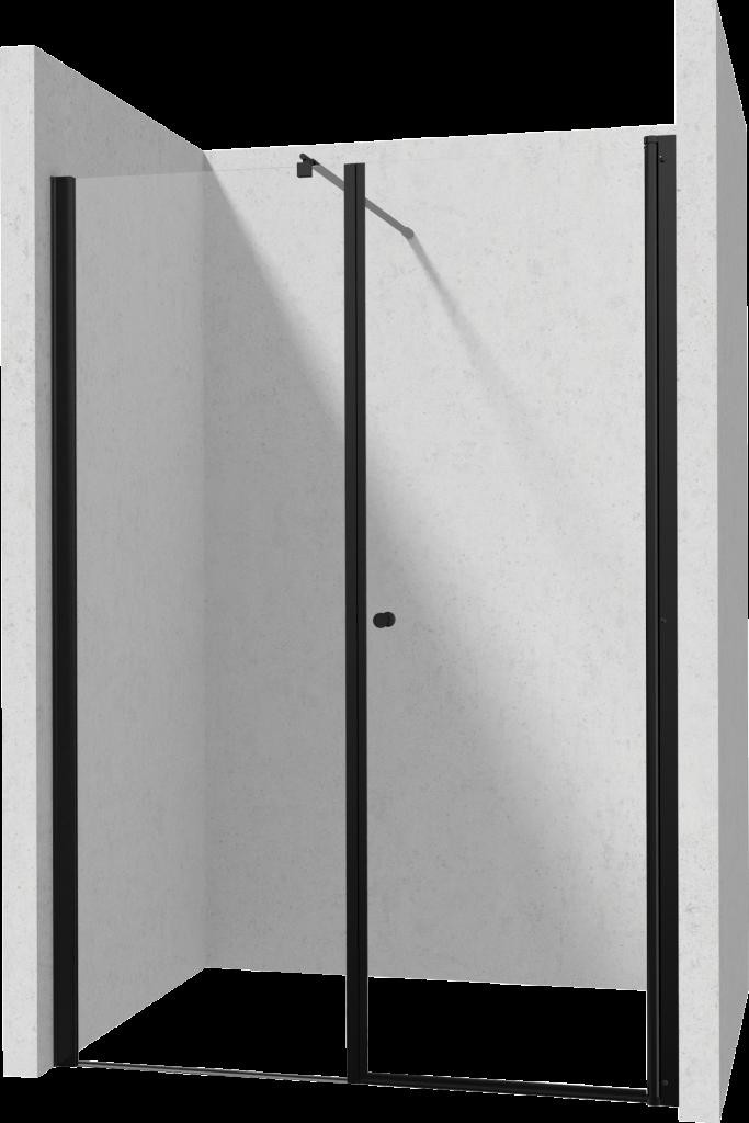 DEANTE/S Sprchové dveře křídlové 90 pevná stěna 30 KTSWN41P+KTS_N83P+KTS_N11X KERRIA/0250
