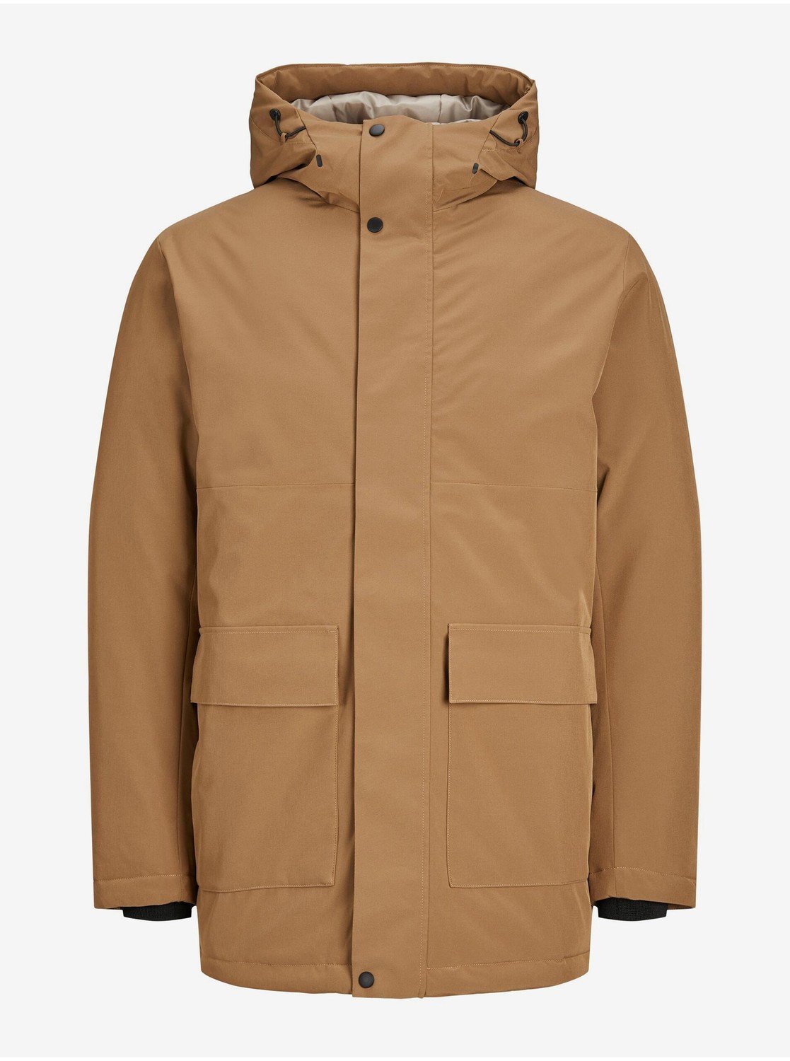 Hnědá pánská zimní parka Jack & Jones Tate - Pánské