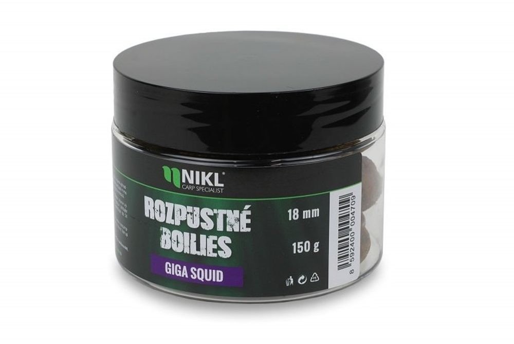 Nikl Rozpustné boilies Giga Squid 150g - 14mm