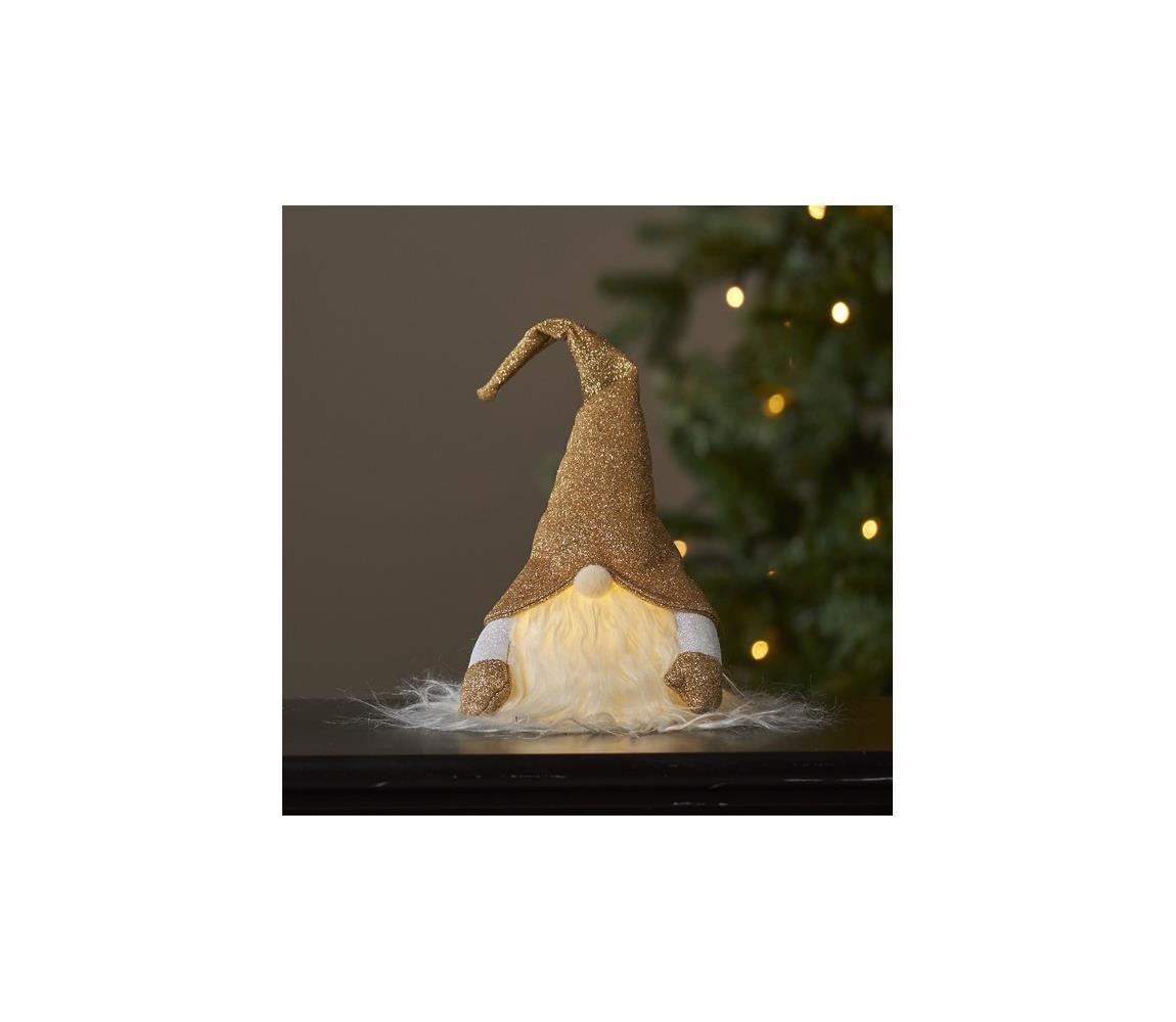 Eglo Eglo 411467 - LED Vánoční dekorace JOYLIGHT 1xLED/0,06W/3xAG13 zlatá