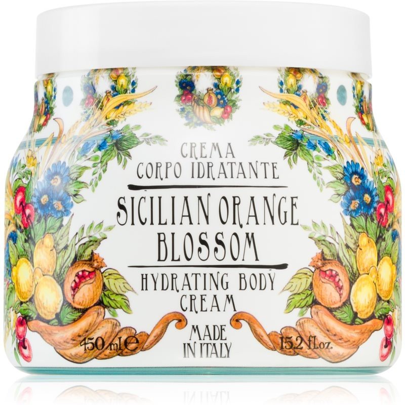 Le Maioliche Sicilian Orange Blossom Line hydratační tělový krém 450 ml