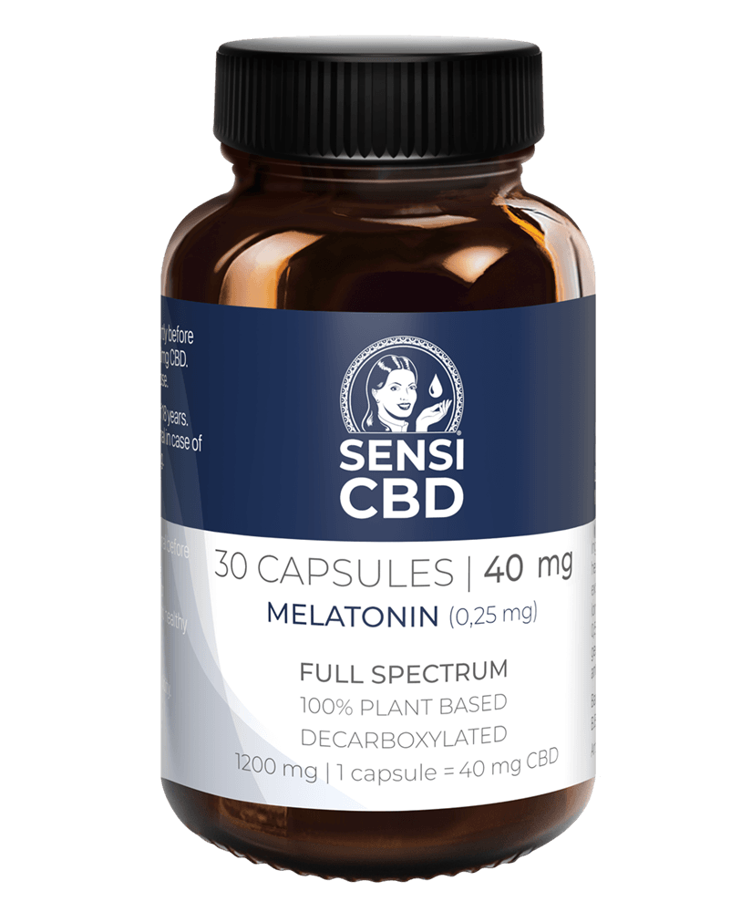 Sensi Seeds Konopné tablety s melatoninem 30 ks 1200 mg CBD
