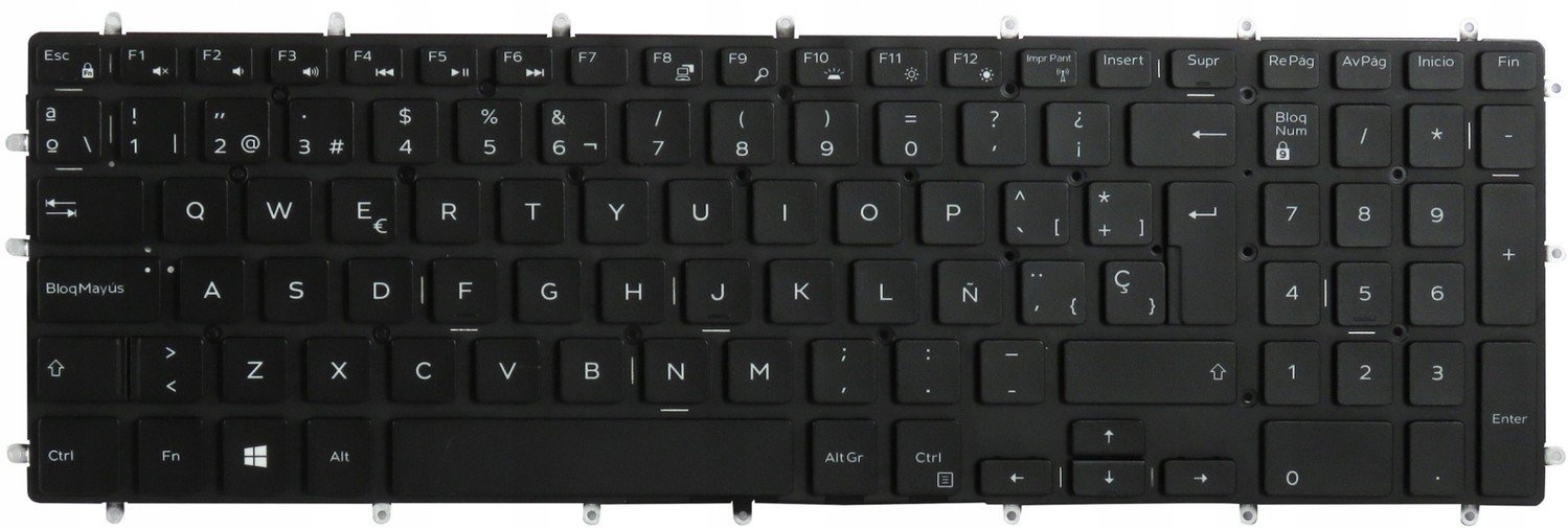 Dell 0FYR04 Španělská Klávesnice Latitude 15 3590