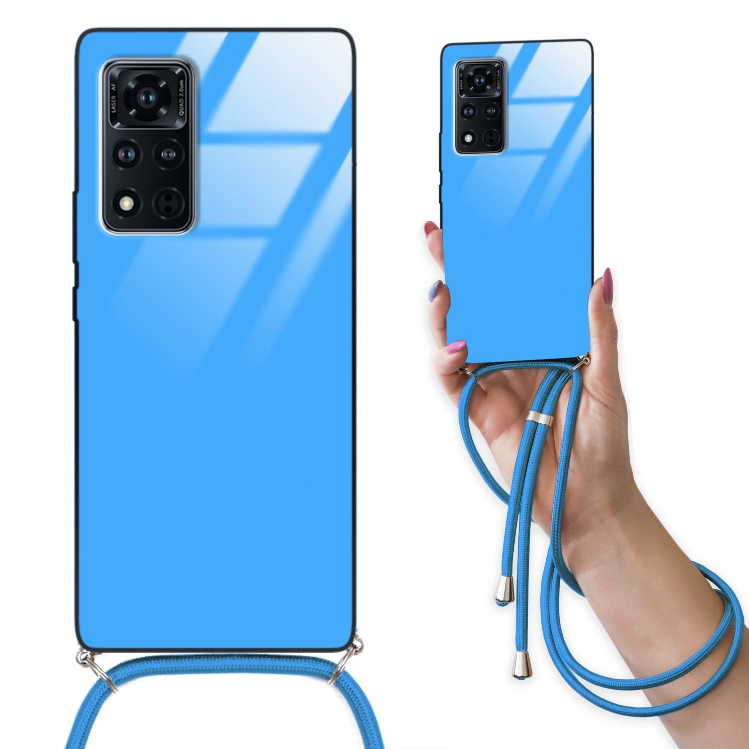 Crossglam Blue pro Huawei Honor View 40 Case