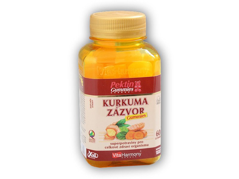 VitaHarmony XXL Kurkuma zázvor gummies 60 gummies