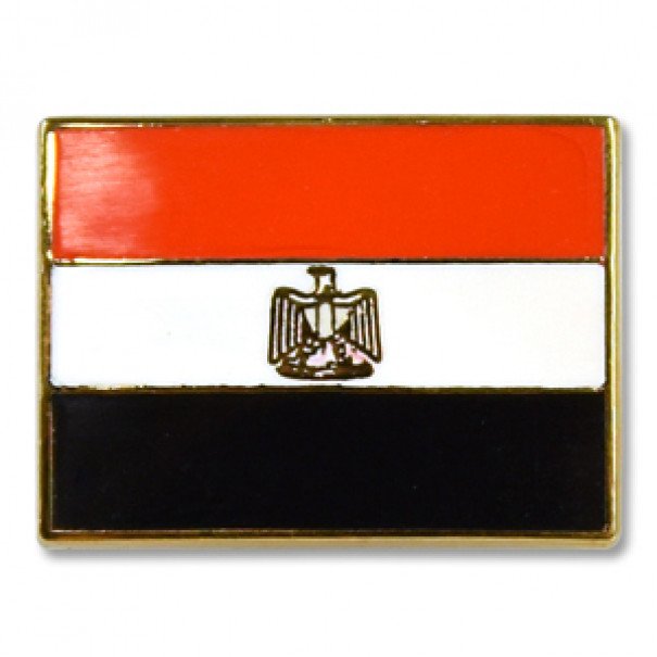 Odznak (pins) 18mm vlajka Egypt