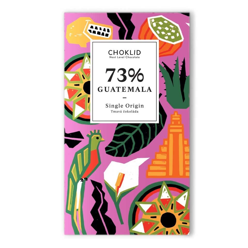 Choklid 73% Bean To Bar tmavá čokoláda - Guatemala