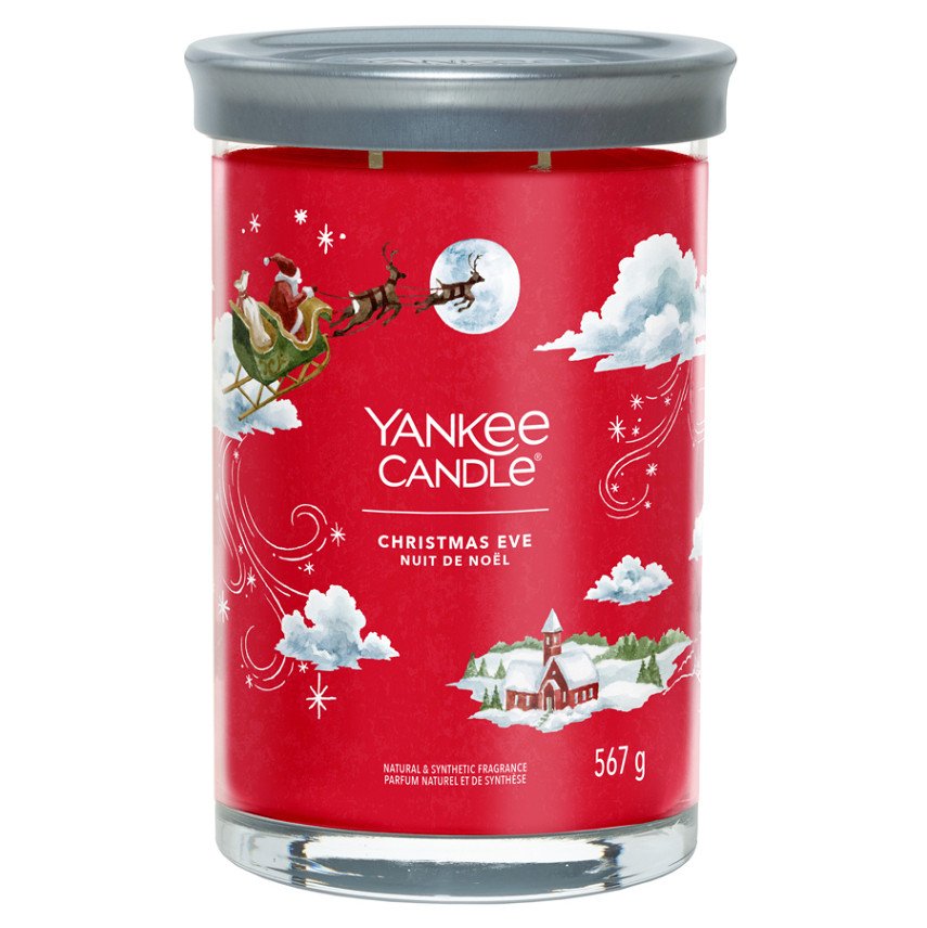 YANKEE CANDLE Christmas Eve svíčka 567g / 2 knoty (Signature velký)