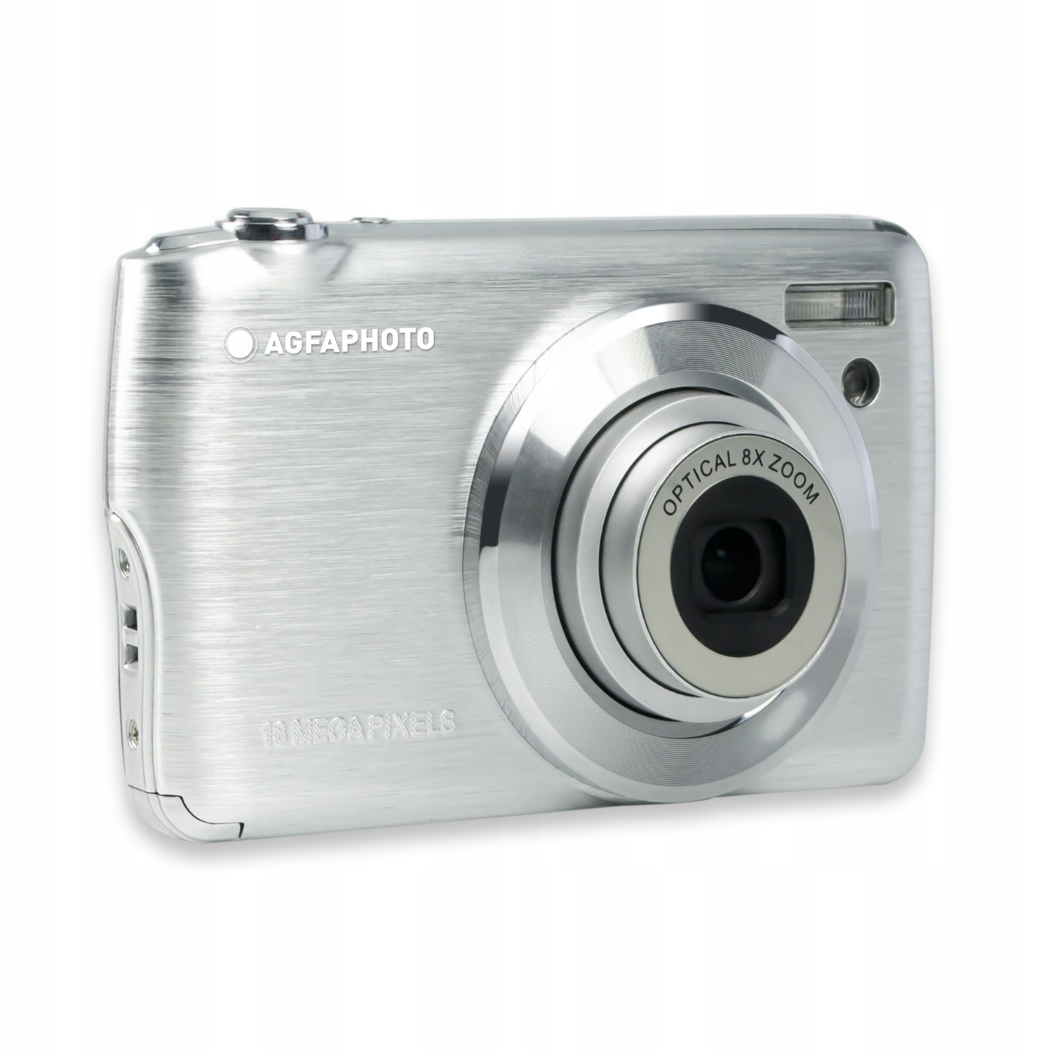 Digitální fotoaparát AgfaPhoto DC8200 18MP s 8x zoomem stříbrný
