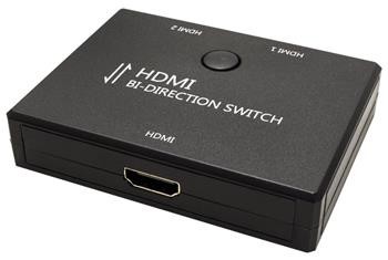 HDMI přepínač obousměrný 2:1 / 1:2, 4K60Hz