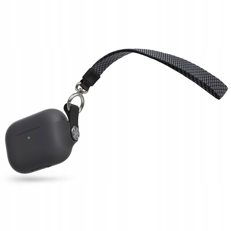 Moshi Pebbo AirPods Pro s odnímatelným poutkem na ruku (Shadow Black)