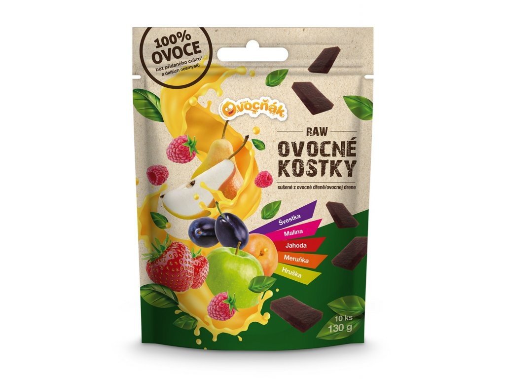 Ovocňák s.r.o. OVOCŇÁK Ovocné kostky 130 g