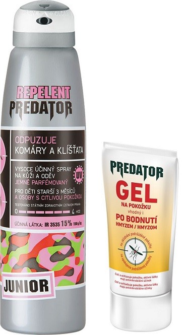 Predator Repelent spray Junior + gel 150 ml