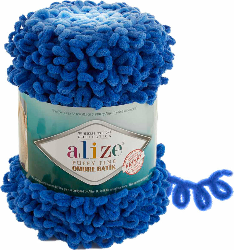 Alize Puffy Fine Ombre Batik 7280 Blue