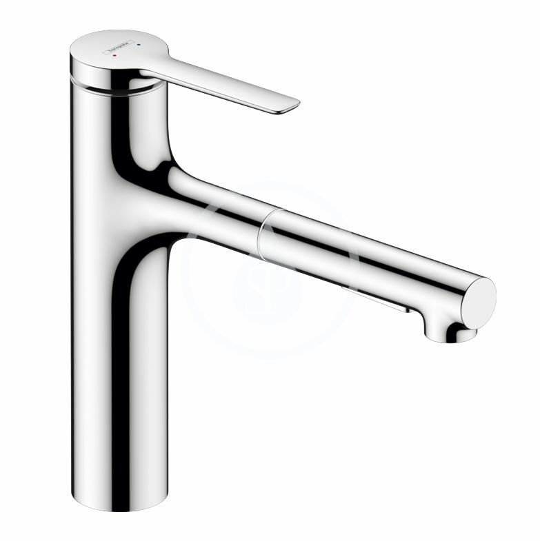 Hansgrohe 74823000 - Dřezová baterie s výsuvnou sprškou, sBox, chrom