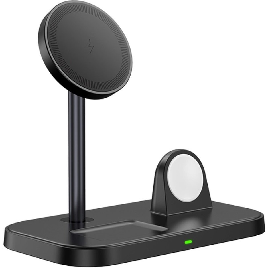 Magsafe Indukční Nabíjení Pro Iphone Apple Watch Airpods Qi15W 3v1 černá