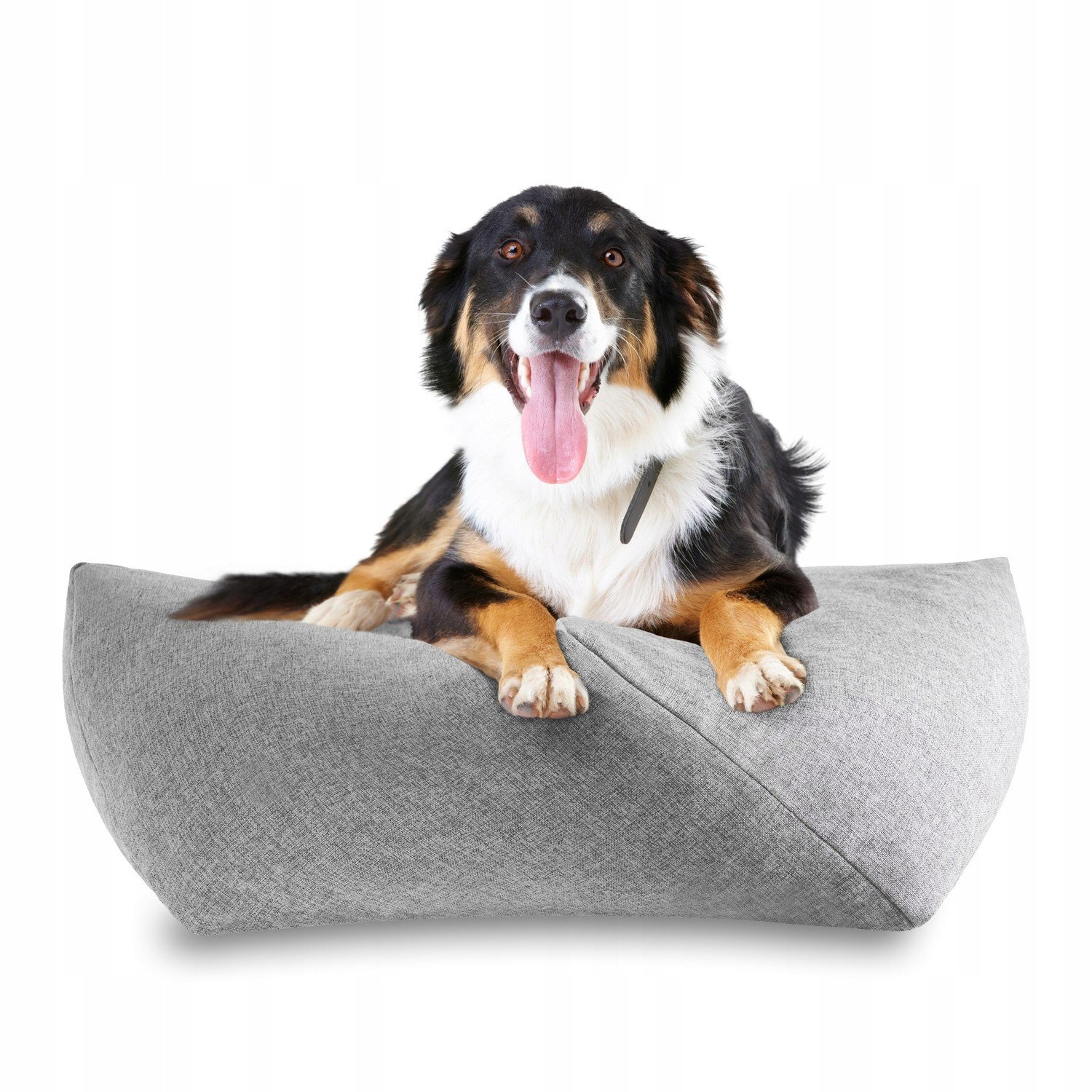 Oboustranná matrace pelíšek pro psa, 55x55 cm. velikost střední popelavá