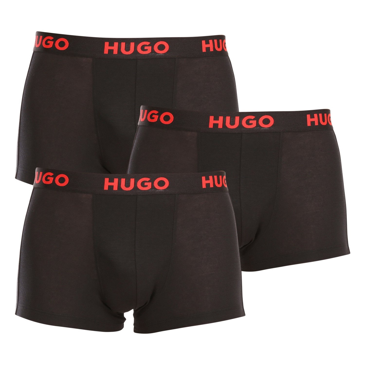 3PACK pánské boxerky Hugo Boss černé (50496723 001) L