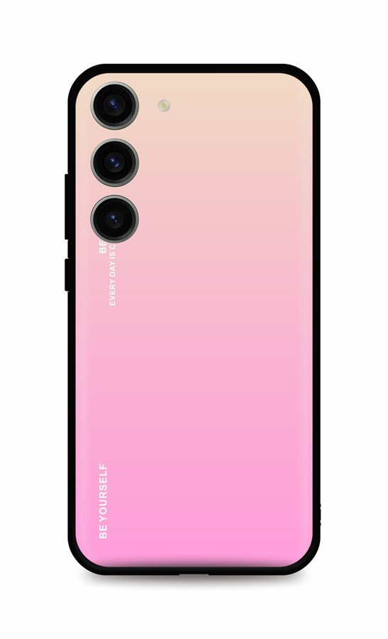 Kryt TopQ LUXURY Samsung S23 pevný duhový meruňkový 106667