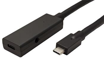 USB 10Gbps (3.2 gen 2) kabel prodlužovací USB C(M) - USB C(F), 5m, jen data