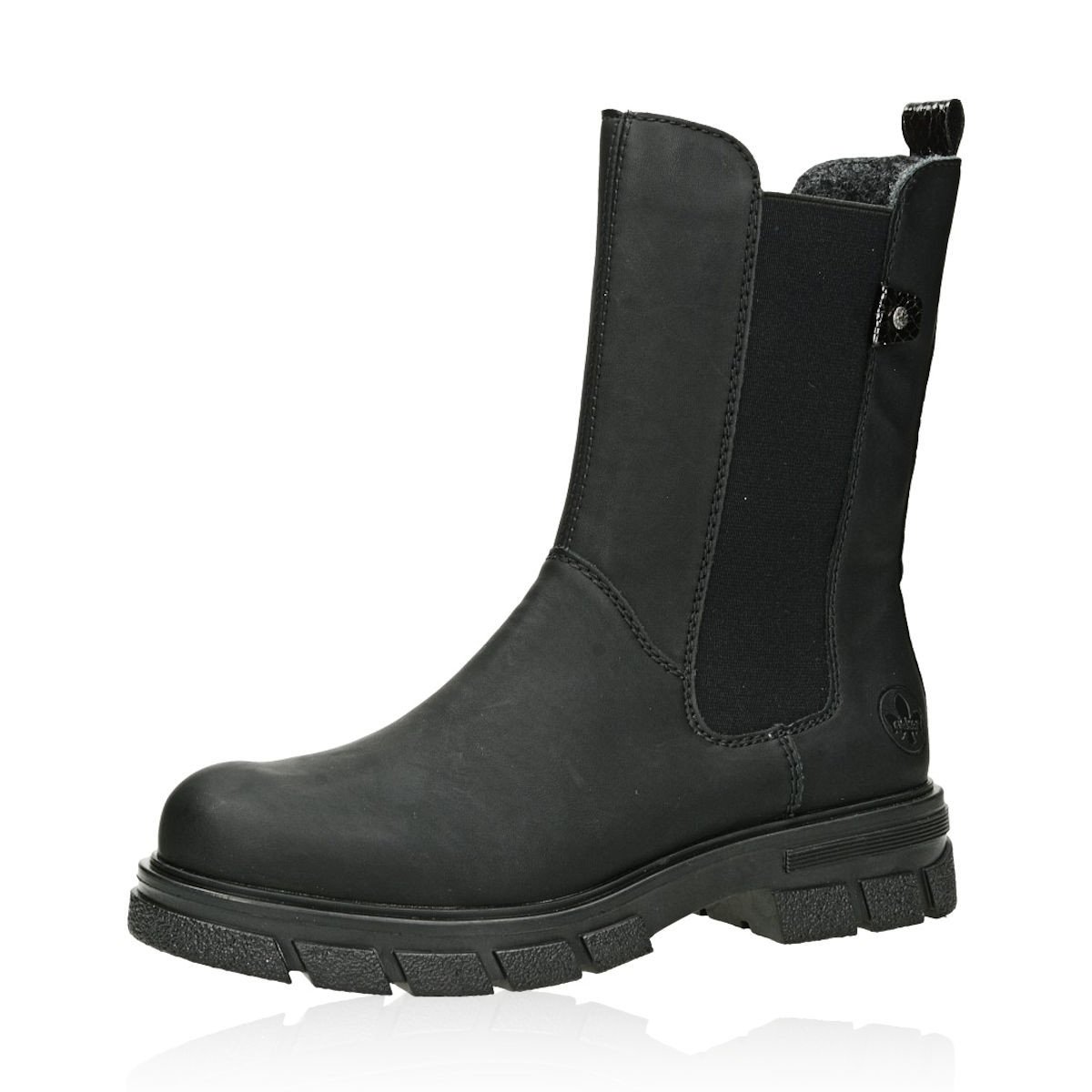 Rieker dámské stylové kozačky - černé - 36