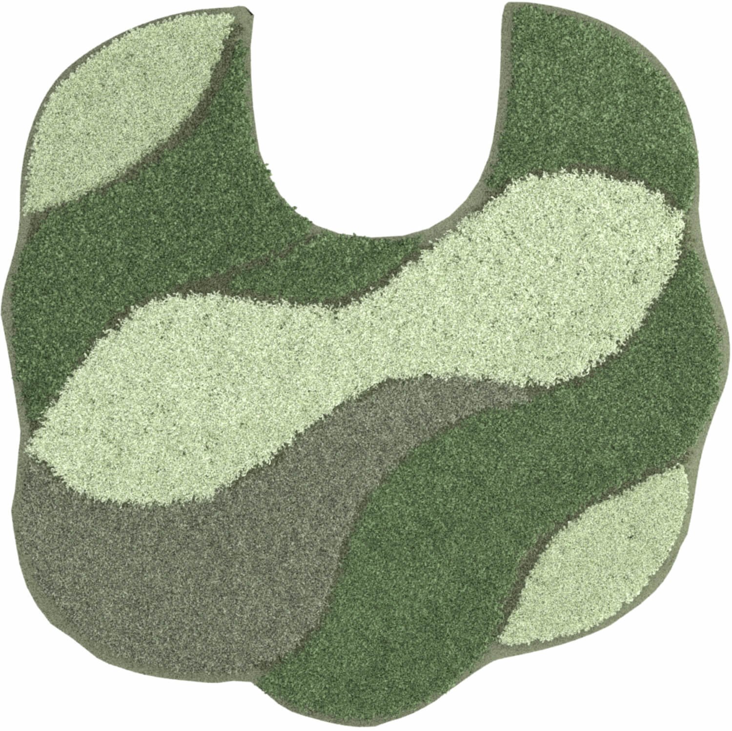 GRUND CARMEN - Koupelnová předložka zelená Rozměr: 60x100 cm