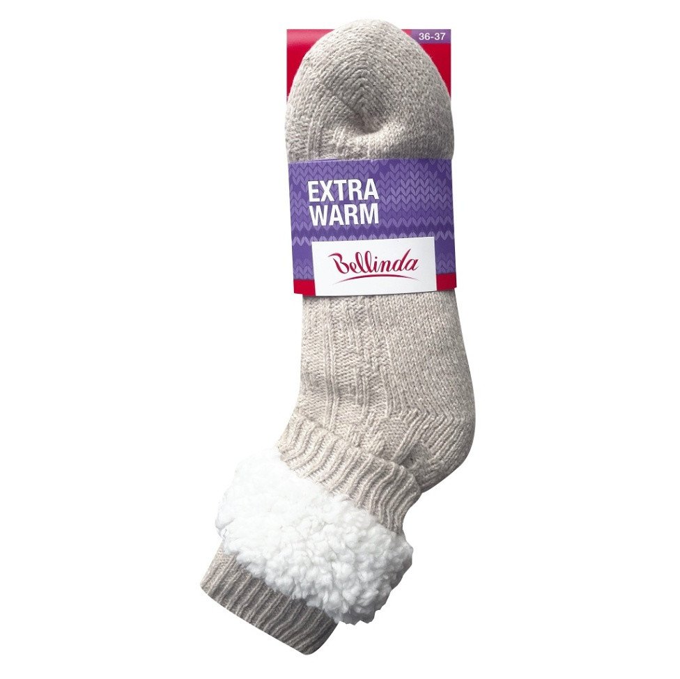 BELLINDA Dámské extra teplé ponožky 36-37 béžové 1 kus