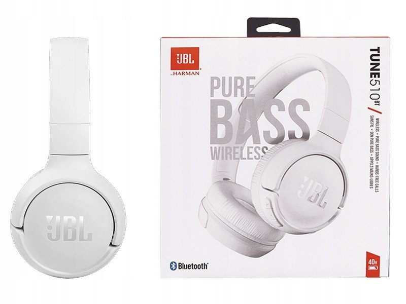 Jbl Bezdrátová Sluchátka Přes Uši T510BT Bass+