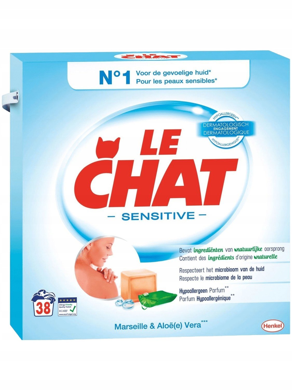 Le Chat Sensitive Prací prášek 38 praní