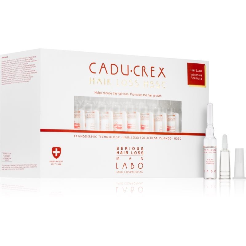 CADU-CREX Hair Loss HSSC Serious Hair Loss vlasová kúra proti vypadávání vlasů pro muže 40x3,5 ml