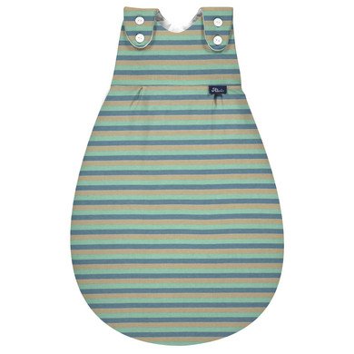 Alvi ® Baby-Mäxchen® Vnější pytel Jersey Cornstripe zelený