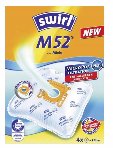 Swirl, Sáčky do vysavače M52, 4 kusy