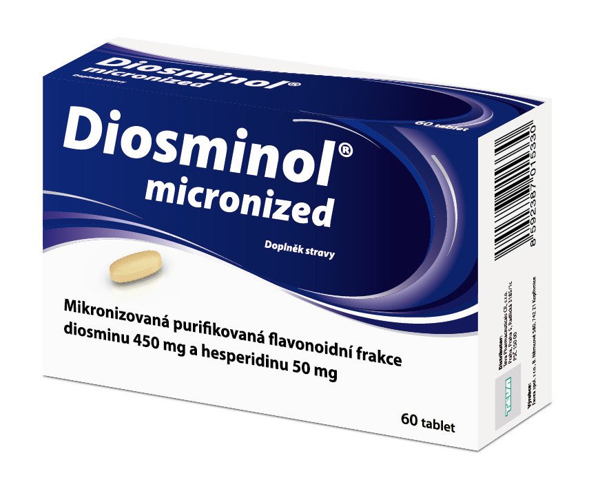 Diosminol micronized 3 balení 3 x 60 tablet