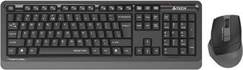 A4tech FGS1035Q, bezdrátový kancelářský set klávesnice s myši,USB 2,4Ghz, šedá