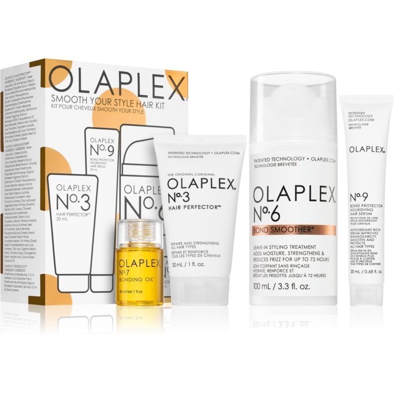 Olaplex Smooth Your Style Kit sada (pro poškozené a barvené vlasy)