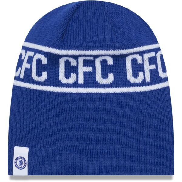 New Era WRDMRK SKULL BEANIE CHELSEA FC Pánský kulich, modrá, velikost UNI