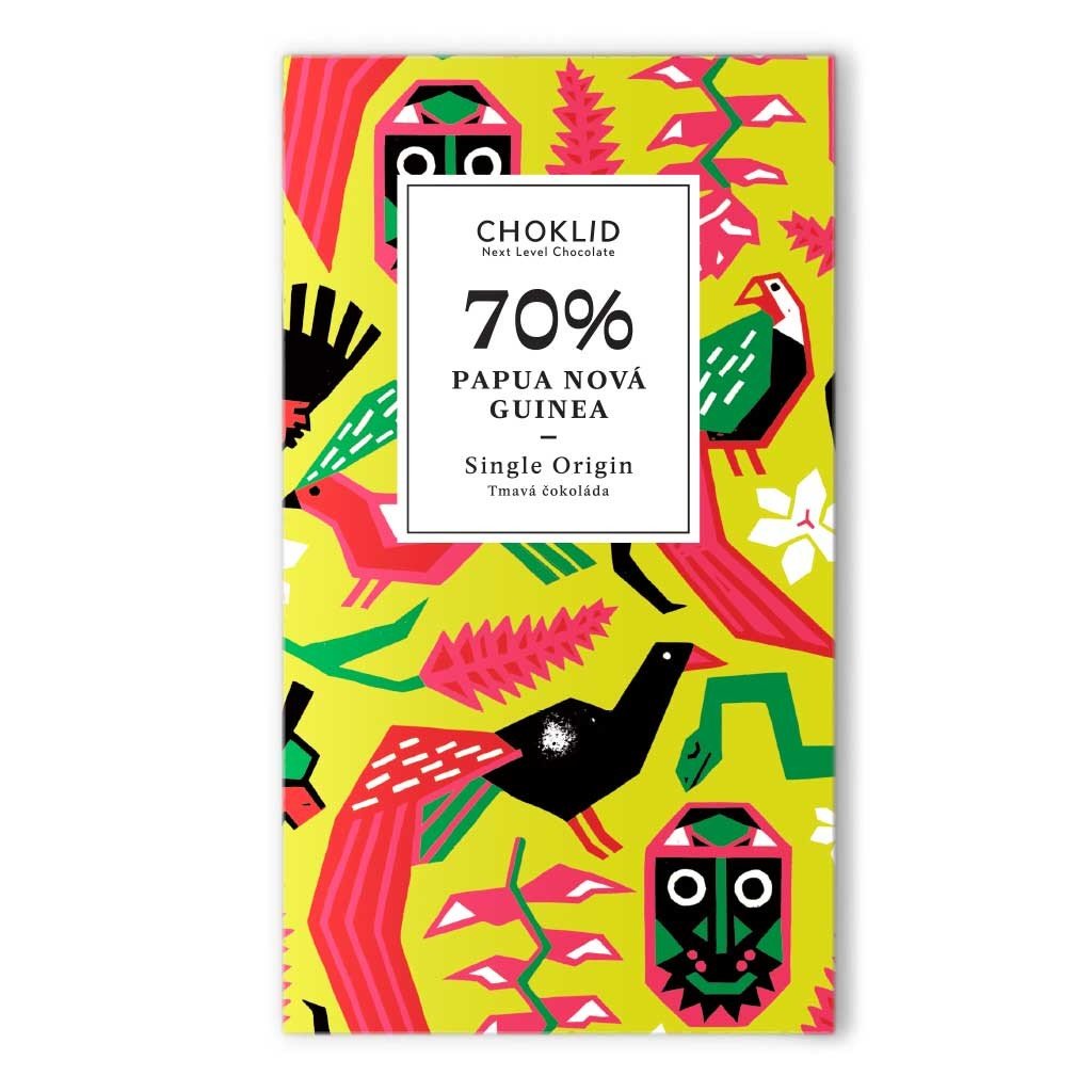 Choklid 70% Bean To Bar tmavá čokoláda - Papua Nová Guinea