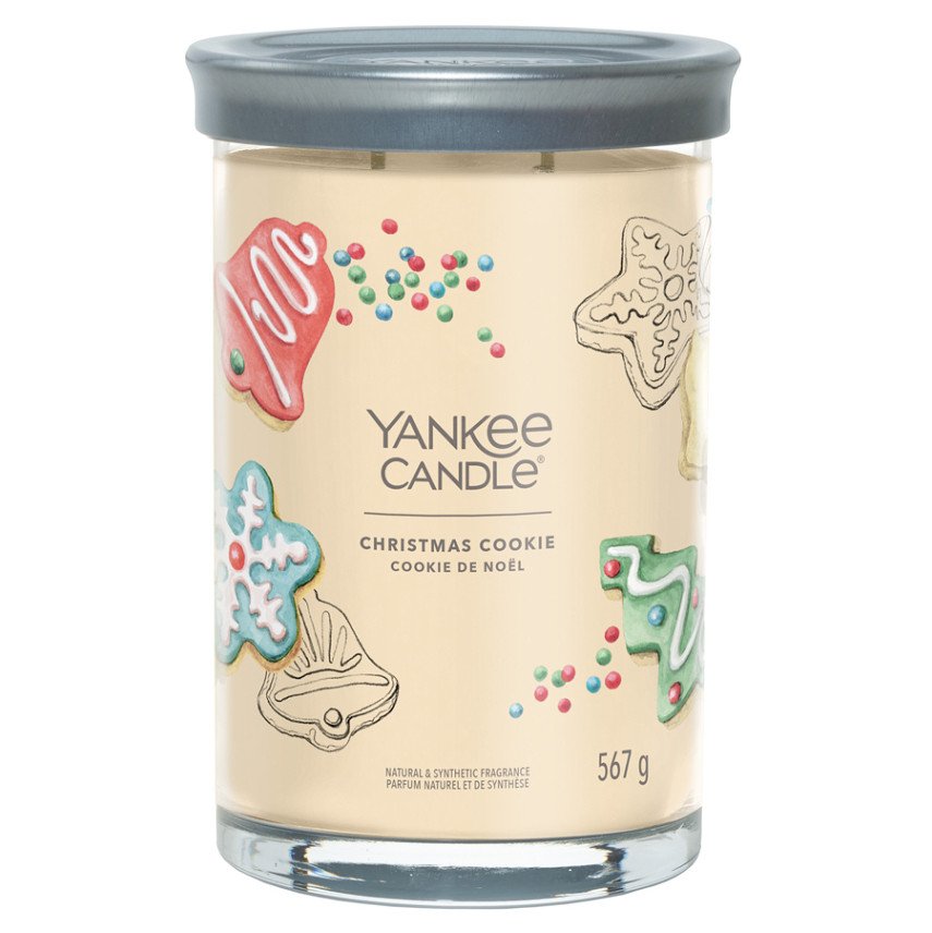 YANKEE CANDLE Christmas Cookie svíčka 567g / 2 knoty (Signature velký)