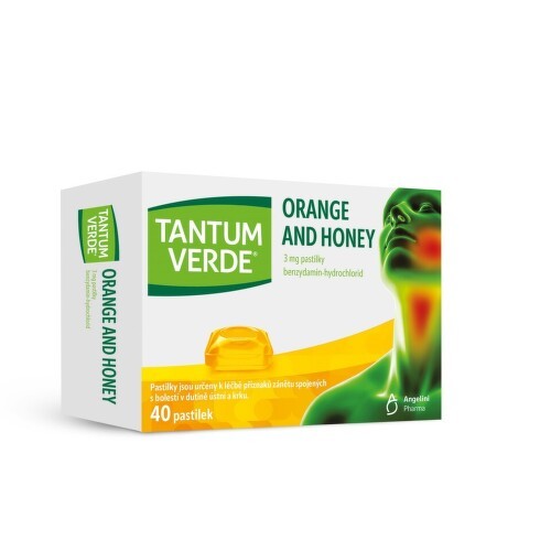 Tantum Verde Orange and honey 3 mg 40 pastilek