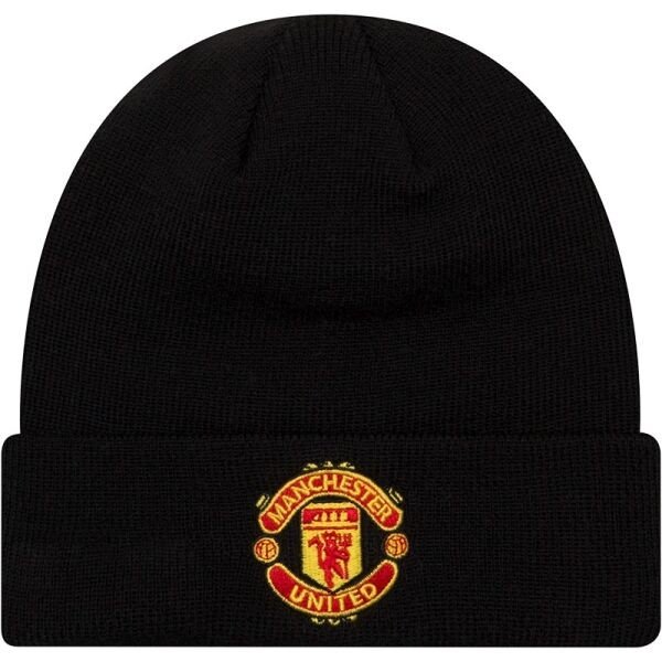 New Era CORE CUFF BEANIE MANCHESTER UNITED Pánský kulich, černá, velikost UNI