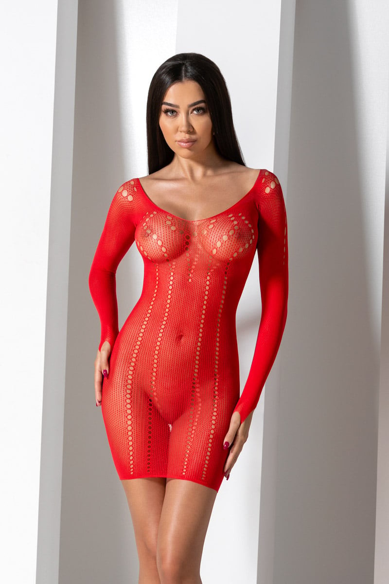 Červené sexy šaty BS101