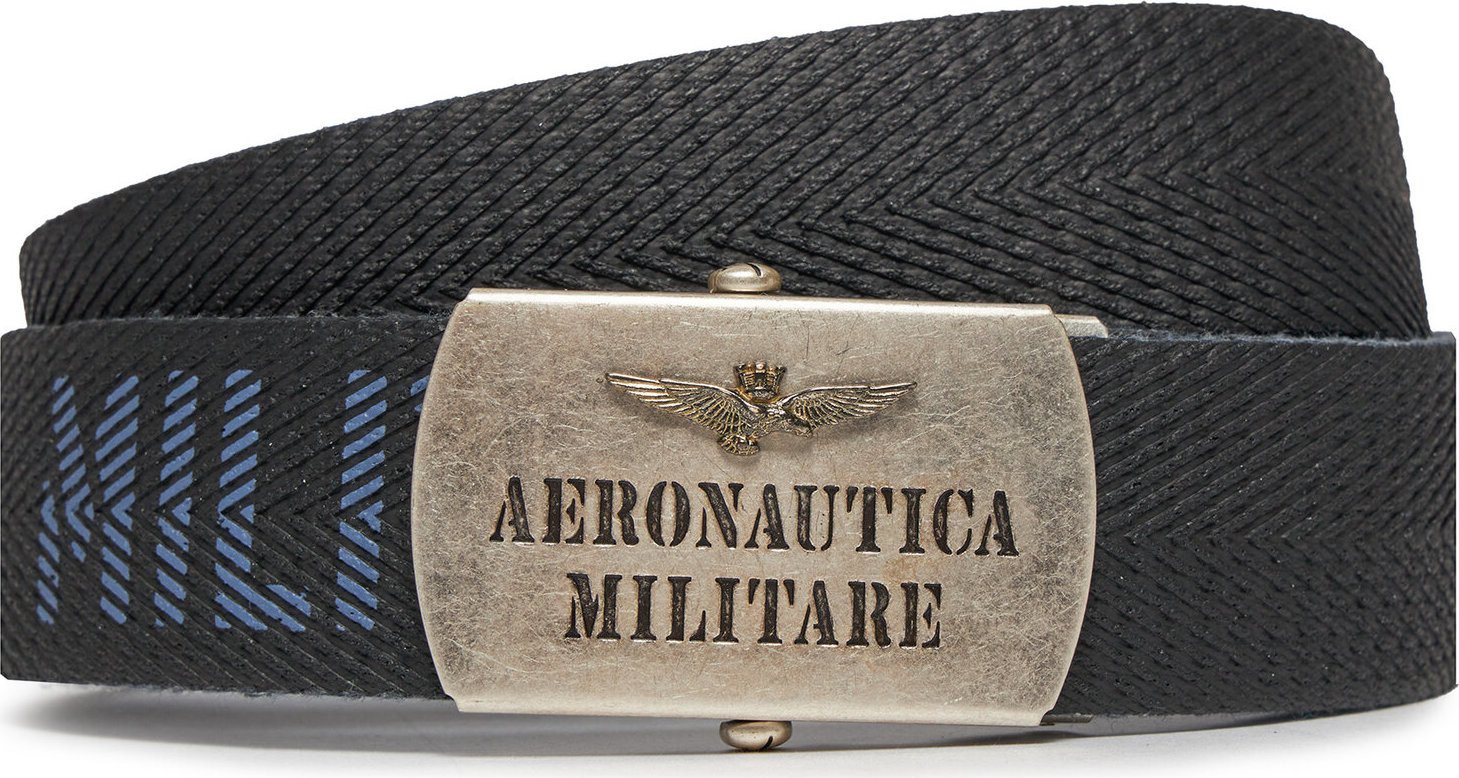 Pánský pásek Aeronautica Militare 232CI292CT3108 Blu Scuro 08352
