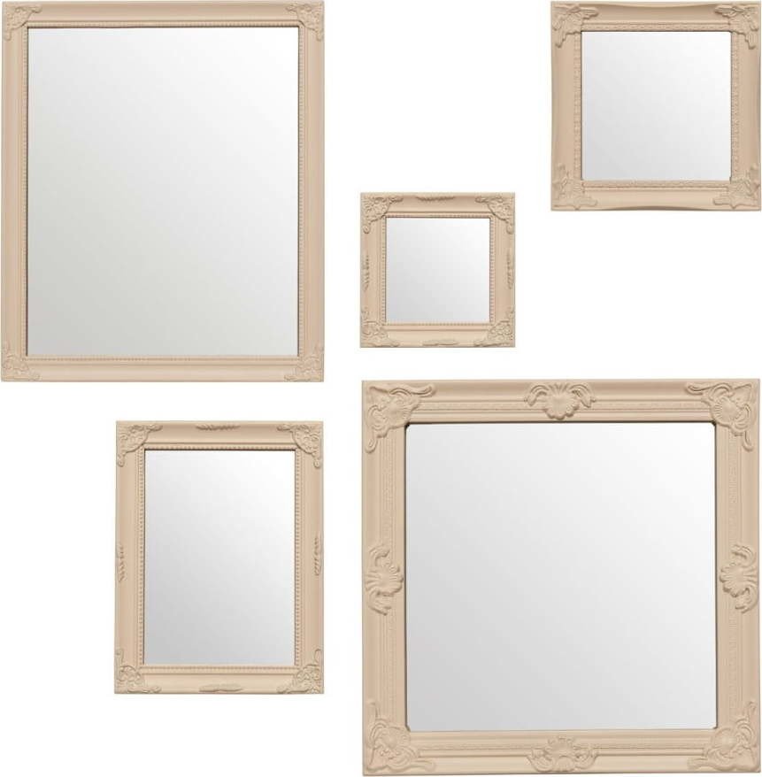 Nástěnná zrcadla v sadě 5 ks Baroque – Premier Housewares
