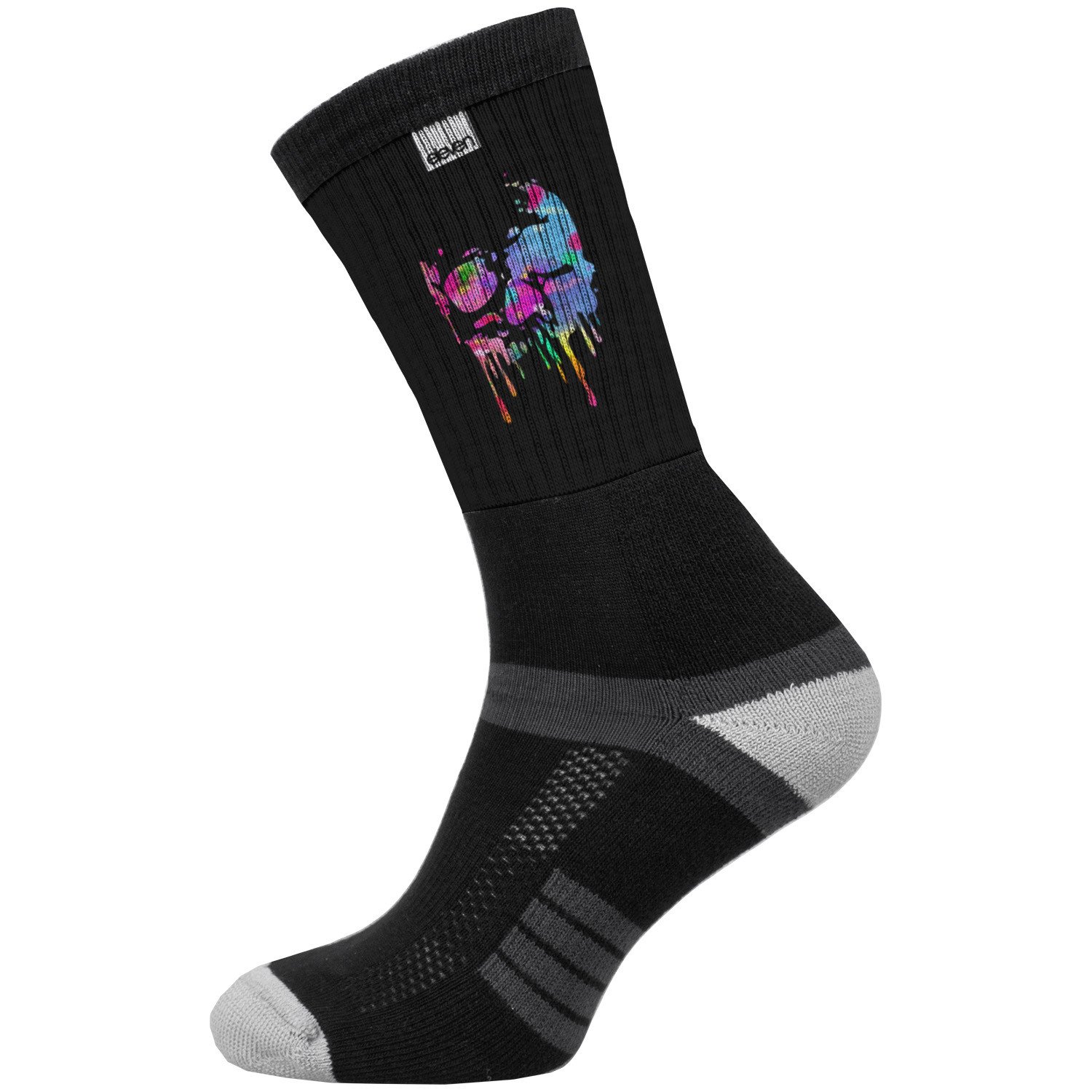 Ponožky Eleven Suba Skull Paint Black Velikost: XL (45-47)