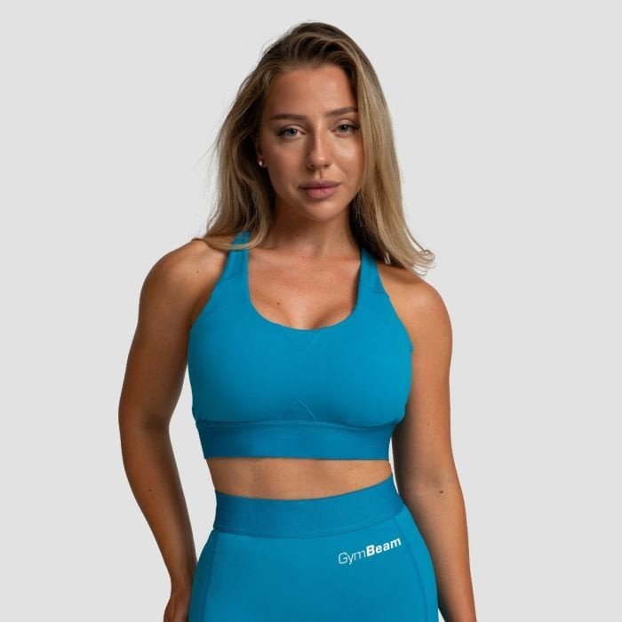 Sportovní podprsenka Limitless Aquamarine XXL - GymBeam